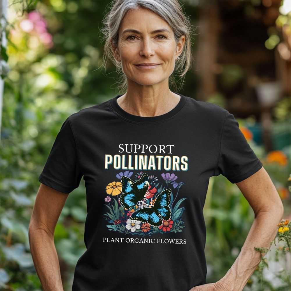 Support Pollinators Unisex Organic Shirt
