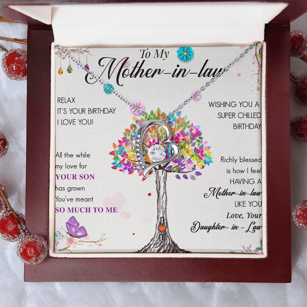 COLLECTION 2: MOTHER-IN-LAW BIRTHDAY - Forever Love Necklace