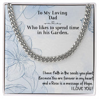 Load image into Gallery viewer, COLLECTION 2: GARDENER DAD -Cuban Link Chain
