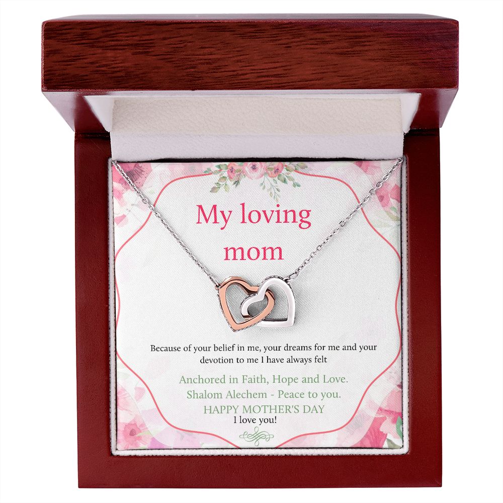 COLLECTION 2: HAPPY MOTHER'S DAY - Interlocking Hearts necklace