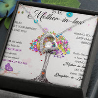 Load image into Gallery viewer, COLLECTION 2: BIRTHDAY MOTHER-IN-LAW - Heart Necklace - I LOVE YOU!
