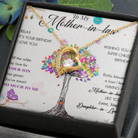 Load image into Gallery viewer, COLLECTION 2: BIRTHDAY MOTHER-IN-LAW - Heart Necklace - I LOVE YOU!
